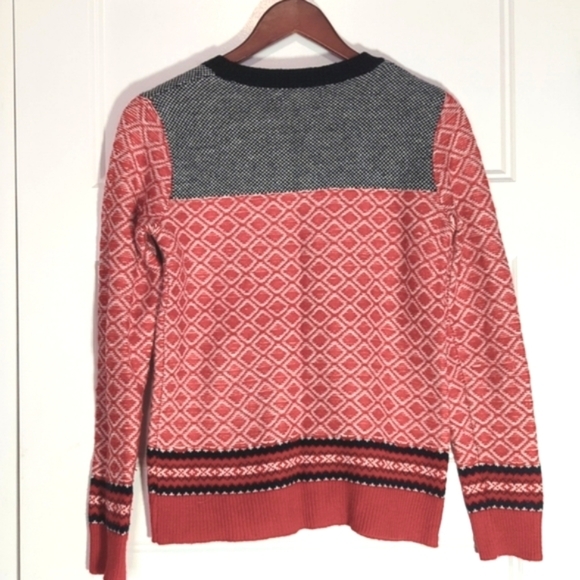 Joe Fresh Patterned Wool Blend Sweater - Picture 2 of 9